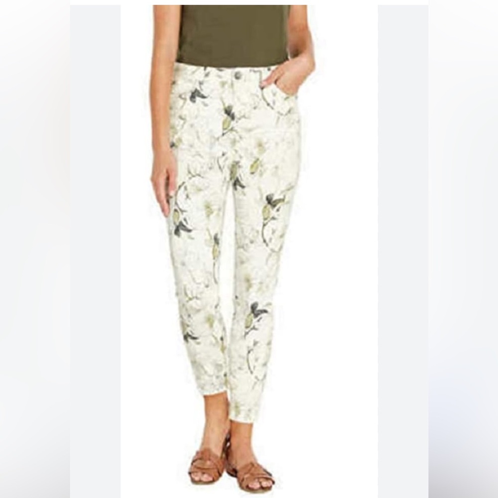 Floral High-Rise Soft Stretch Ankle Skinny Size 12/32